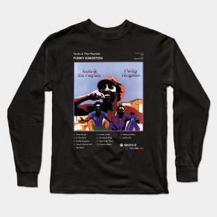 Toots & The Maytals - Funky Kingston Tracklist Album Long Sleeve T-Shirt